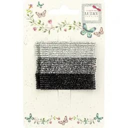 Заколки для волос Lukky 24 шт. серые/черные (T18540_серо-черный)