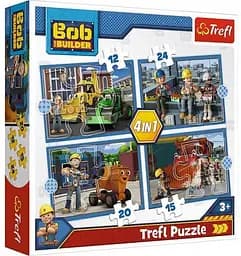 Набір Пазли - (4в1) - "День будівельника" / Будівельник Боб