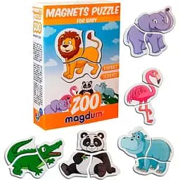 Магнітні пазли Magdum For Beby Зоо ML4031-18 EN - мініатюра 2