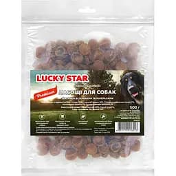 Лакомства для собак Lucky Star Медальоны из куриного мяса 500 г