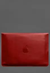 Шкіряний чохол-конверт BlankNote на магнітах для MacBook Air 15 (2023) Червоний - мініатюра 3