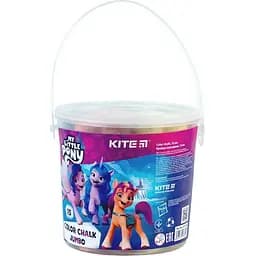 Крейда кольорова Kite Jumbo My Little Pony у відерці 15 шт. (LP24-074)