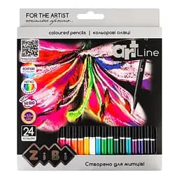 Карандаши цветные ZiBi Art Line 24 шт. (ZB.2434)