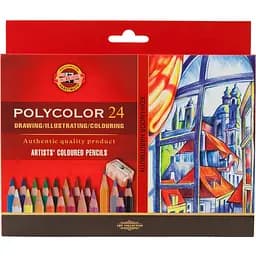 Карандаши цветные художественные Koh-i-Noor Polycolor 24 шт. (3834)