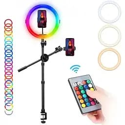 Кільцева LED лампа Ulanzi Vijim K16 RGB 30 см [757840] - мініатюра 2