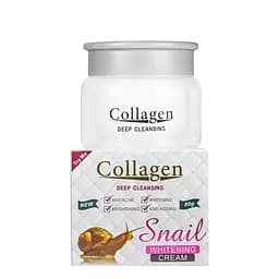 Крем для обличчя Collagen Snail Deep Cleaning відбілюючий 80 г