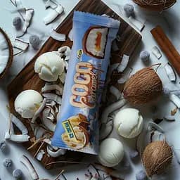 Кокосово-карамельний батончик FitWin Coco Caramel No Sugar Added, 40 грам без доданого цукру - Морозиво - мініатюра 2
