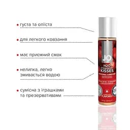 Лубрикант на водній основі System JO H2O, 30 мл, Полуничний поцілунок - мініатюра 3