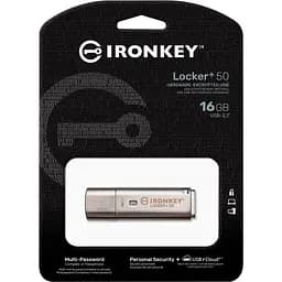 USB флеш-накопичувач Kingston IronKey Locker Plus 50 16GB USB-A 3.2 Gen 1 Silver [IKLP50/16GB] [101526] - мініатюра 5