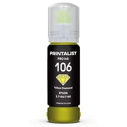 Чорнило Printalist Epson 106 L7160/7180 70г Yellow (PL106Y)