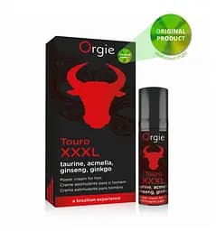 Крем для эрекции и объема Orgie TOURO XXXL, 15 мл, с таурином, гинкго билоба, для мужчин