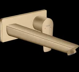 Смеситель для умывальника Hansgrohe Talis E со стены скрытого монтажа 225 мм Brushed Bronze 71734140 Бронза