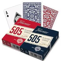Карти гральні Fournier 505 Standard Index (red blue) (ВР_КИФ505)