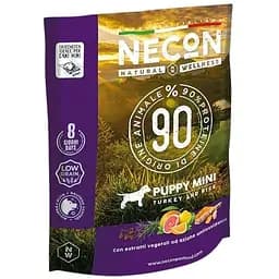 Сухий корм для цуценят малих порід Necon Natural Wellness Puppy Mini індичка з рисом 800 г