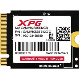 SSD накопитель ADATA XPG GAMMIX S55 512GB (SGAMMIXS55-512G-C) [127074]