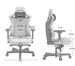 Крісло ігрове Anda Seat Kaiser 3 Size XL Pink (AD12YDC-XL-01-P-PV/C) - мініатюра 16
