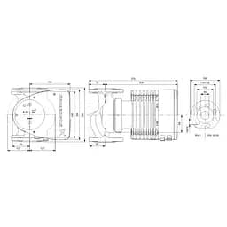 Циркуляційний насос Grundfos Magna1 50-180 F 280 (99221338) - мініатюра 2