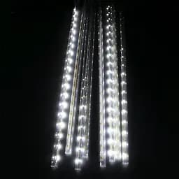 Новорічна гірлянда Метеоритний дощ 288LED 3.1 м біла гірлянда на вікна гірлянда бахрома - мініатюра 3