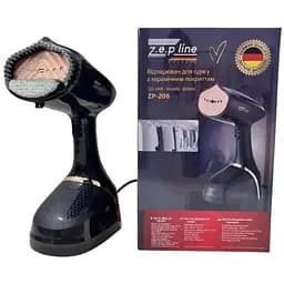 Ручний вертикальний відпарювач Zepline ZP-206 з керамічним покриттям 3000 Вт для одягу 4500 мл Чорний