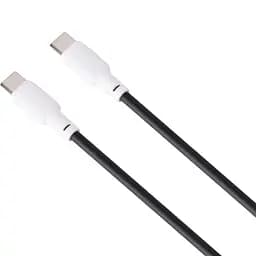 Кабель Gelius Full Silicon GP-UCN001CC Type-C to Type-C 1.2м 60W Black/White