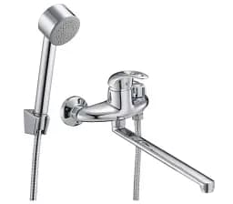 Смеситель для ванны Udis NHK7-B048 однорычажный с душевым набором Хром 30412