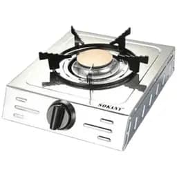 Газова плита одноконфорочна Sokany SK07023 настільна 2200Вт Сіра