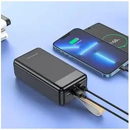 УМБ Borofone Incredible power bank BJ19B 30000mAh 20W чорна - мініатюра 7