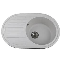 Гранітна мийка Globus Lux OHARA 770х500мм для кухні стійка до подряпин безпечна для продуктів