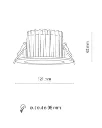 Точковий світильник Nowodvorski 8772 CL Kea LED - мініатюра 8