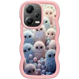 Чохол TPU Cloudy Pictures для Xiaomi Poco X5 5G / Redmi Note 12 5G Owls