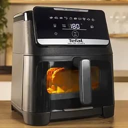 Мультипіч Tefal Tefal Easy Fry Silence XXL 1800Вт 7 10 програм з віконцем пластик чорний - мініатюра 7