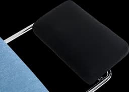 Геймерське крісло GT Racer чорне зі світло-синім (X-2324 Fabric Light Blue/Black Suede) - мініатюра 10