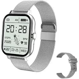 Смарт-часы Lige Y13 BW0242 наручные с двумя ремешками silver (15243)