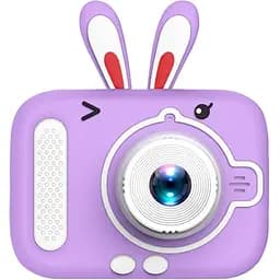 Детский мини фотоаппарат Happy Life UR949V Ушко 20 Мп с играми, фиолетовый