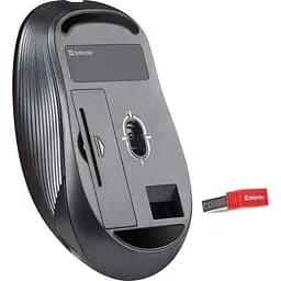 Мишка Defender Gassa MM-105 Wireless Red (52103) - мініатюра 3