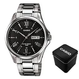 Чоловічий годинник Casio MTP-1384D-1A Сріблястий ( AT1141-0316 )