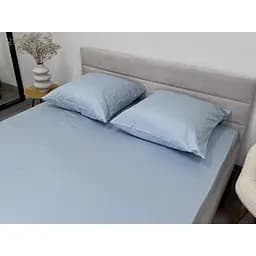 Наволочка Ecotton Pearl Blue сатин 70х70 см 2 шт. блакитна (24745) - мініатюра 3