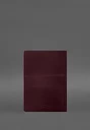 Шкіряний блокнот А5 (софт-бук) 9.3 бордовий Crazy Horse - мініатюра 5