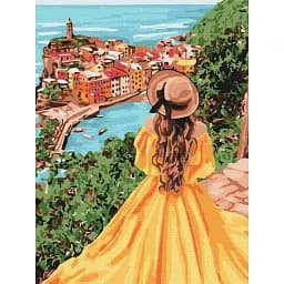 Картина по номерам Brushme Портовый городок 30x40 см