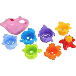 Іграшка для ванної ТехноК Пірамідка  рожева 7396TXK  