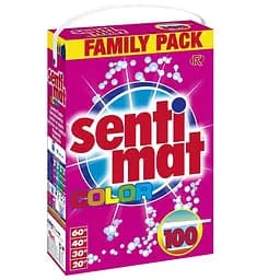 Порошок для прання Sentimat Color для кольорових тканин 100 прань 5.5 кг