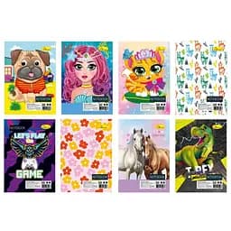 Блокнот А7 Апельсин АП-1714 дитячий на пружині 36 аркушів асортимент