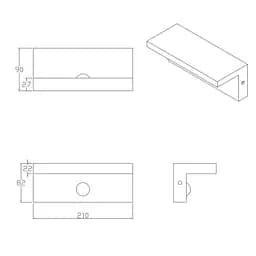 Вуличний світильник із датчиком руху Goldlux 324054 Tesa Led 1x10W 4000K 1100Lm IP54 BK - мініатюра 3