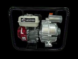 Мотопомпа рукав 75мм, 58м3/час, дв. Honda GX200, подъем 26м, грязная вода, SCWT80H