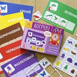 Дитячі логічні ігри "Вивчай кольори" 918001, 24 картки укр. мовою - мініатюра 2
