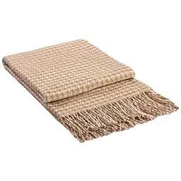 Плед вовняний Vladi Палермо 140x200 біло-бежевий