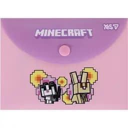 Папка-конверт Yes Minecraft.Spring B7 на кнопці (492348)