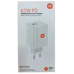 Мережевий зарядний пристрій Xiaomi MDY-13-ES 67W USB-C + кабель Type-C to Type-C HC - мініатюра 4