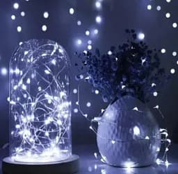 Світлодіодна гірлянда Sun Lamp Крапля Роси 100 LED 10 м тепле біле світло батарейки - мініатюра 5