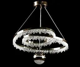 Люстра стельова LED Splendid Ray L151/2, 40Вт, золото, білий, сучасний стиль для дому